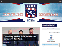 Tablet Screenshot of cshlhockey.org